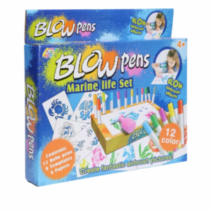 12 Colour Magic Blow Pen